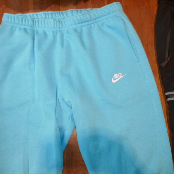 Nike Pants Mens Size Xl Nike Fleece Baby Blue Joggers Pants Poshmark